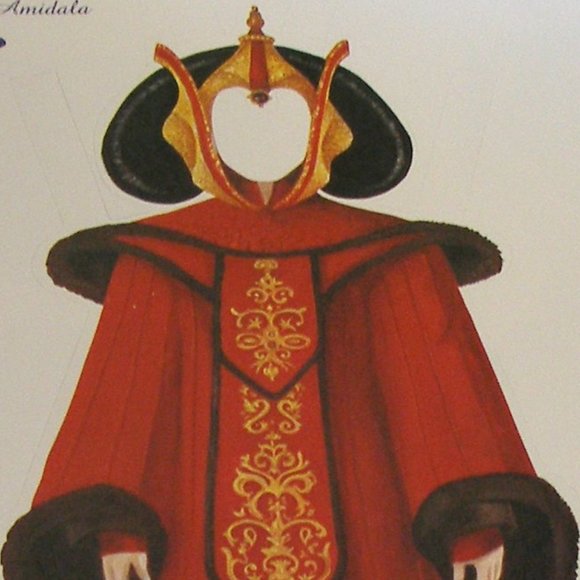 COPY - Star Wars Queen Amidala Paperdoll Book Naboo Episode 1 New Uncut 1999 - Picture 4 of 7